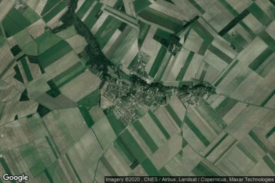 Vue aérienne de Marigny-le-Chatel