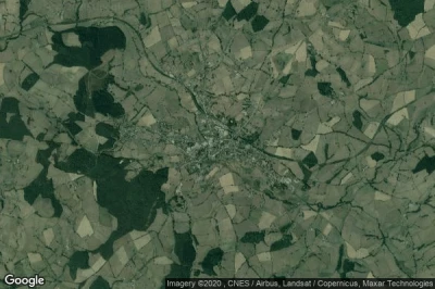 Vue aérienne de Luzy