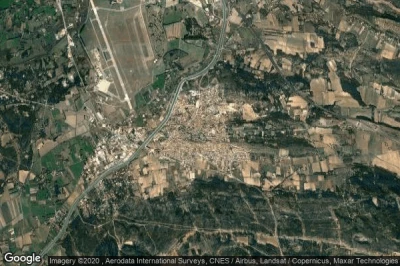 Vue aérienne de Lancon-Provence