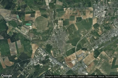 Vue aérienne de La Chapelle-Saint-Ursin