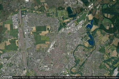 Vue aérienne de Hoenheim