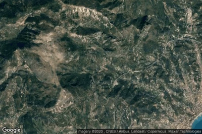 Vue aérienne de Gorbio