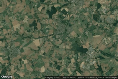 Vue aérienne de Etival-les-le-Mans