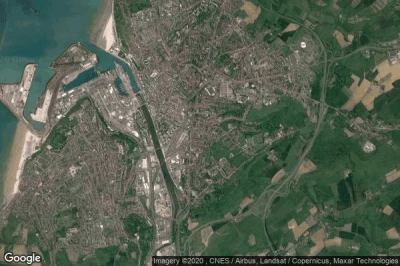 Vue aérienne de Boulogne-sur-Mer