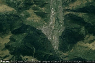 Vue aérienne de Bagnères-de-Luchon