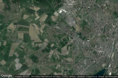 Vue aérienne de Aubry-du-Hainaut