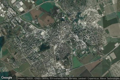 Vue aérienne de Nitra