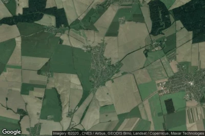 Vue aérienne de Stepankovice