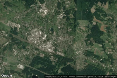 Vue aérienne de Trzebinia