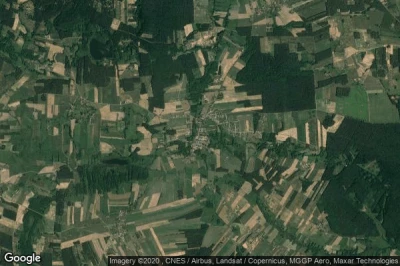 Vue aérienne de Rogowo