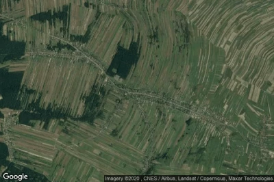 Vue aérienne de Przeginia