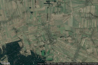 Vue aérienne de Ozarow