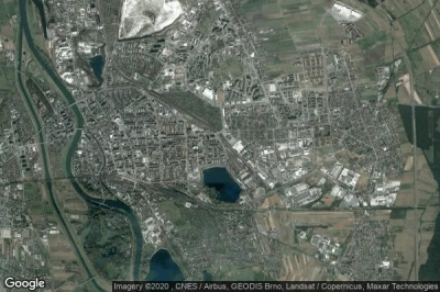 Vue aérienne de Opole