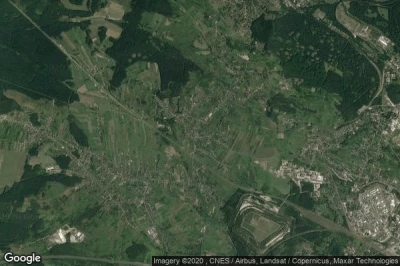 Vue aérienne de Luszowice