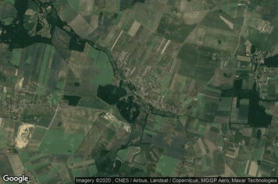 Vue aérienne de Gniechowice