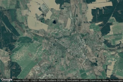 Vue aérienne de Chojna