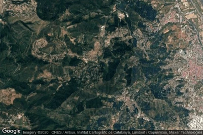 Vue aérienne de Torrelles de Llobregat