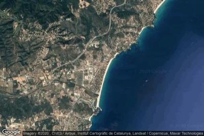 Vue aérienne de Platja d'Aro