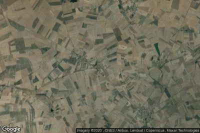 Vue aérienne de Negrilla de Palencia