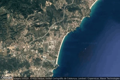 Vue aérienne de Castell-Platja dAro