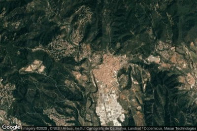 Vue aérienne de Castellar del Valles