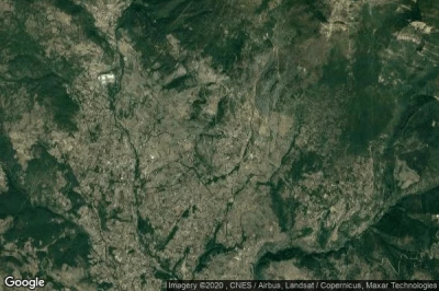 Vue aérienne de Vico nel Lazio
