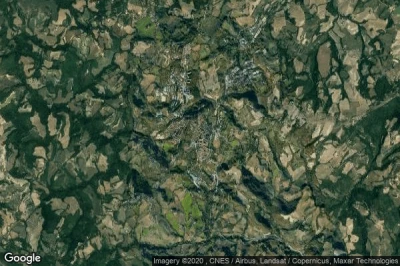 Vue aérienne de Urbino