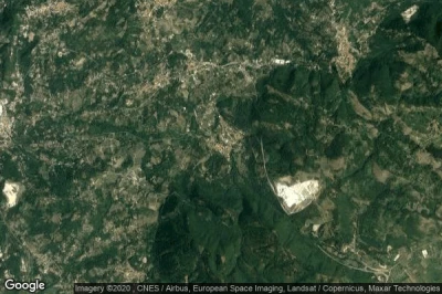Vue aérienne de Sorbo Serpico