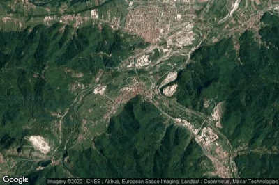 Vue aérienne de Roccavione