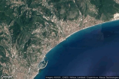 Vue aérienne de Pietra Ligure