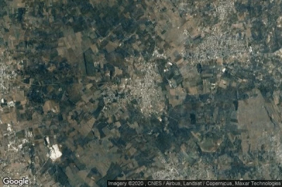 Vue aérienne de Minervino di Lecce