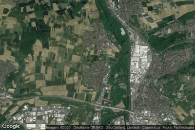 Vue aérienne de Landkreis Heilbronn