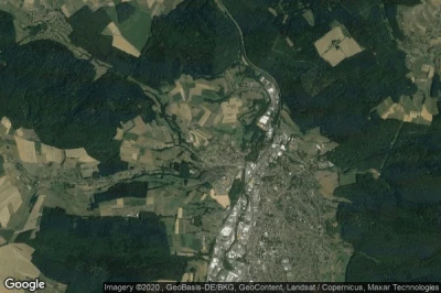 Vue aérienne de Odenwaldkreis