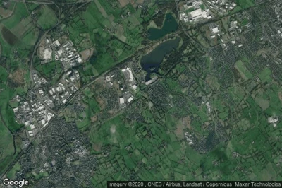 Vue aérienne de Craigavon