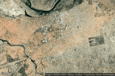 Vue aérienne de Rundu