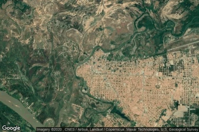 Vue aérienne de Parnaiba