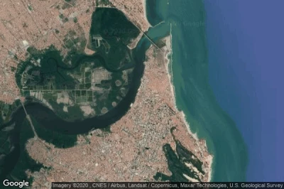 Vue aérienne de Ribeira