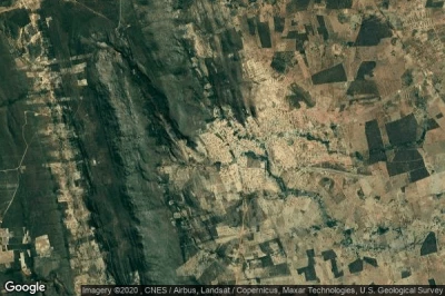 Vue aérienne de Macaubas