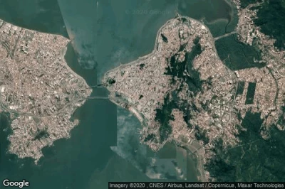 Vue aérienne de Florianopolis