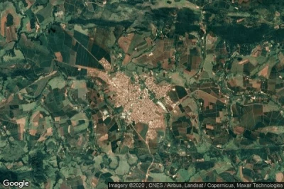 Vue aérienne de Campos Gerais