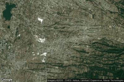 Vue aérienne de San Luis Teolocholco