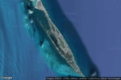Vue aérienne de Isla Mujeres