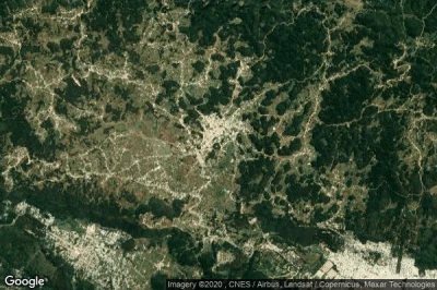 Vue aérienne de Chamula