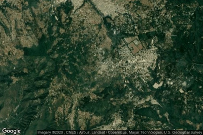 Vue aérienne de San Bartolome Milpas Altas