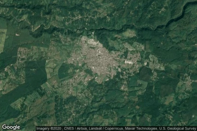 Vue aérienne de Coatepeque