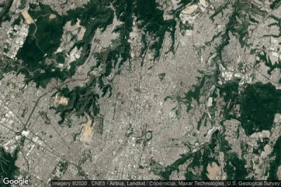 Vue aérienne de Guatemala City