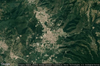Vue aérienne de Antigua Guatemala