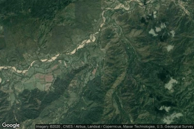Vue aérienne de Las Animas
