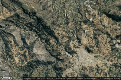 Vue aérienne de Huamachuco