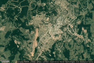 Vue aérienne de Cobija